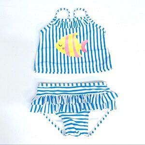 Two Piece Fish Bathing Suit 12 months